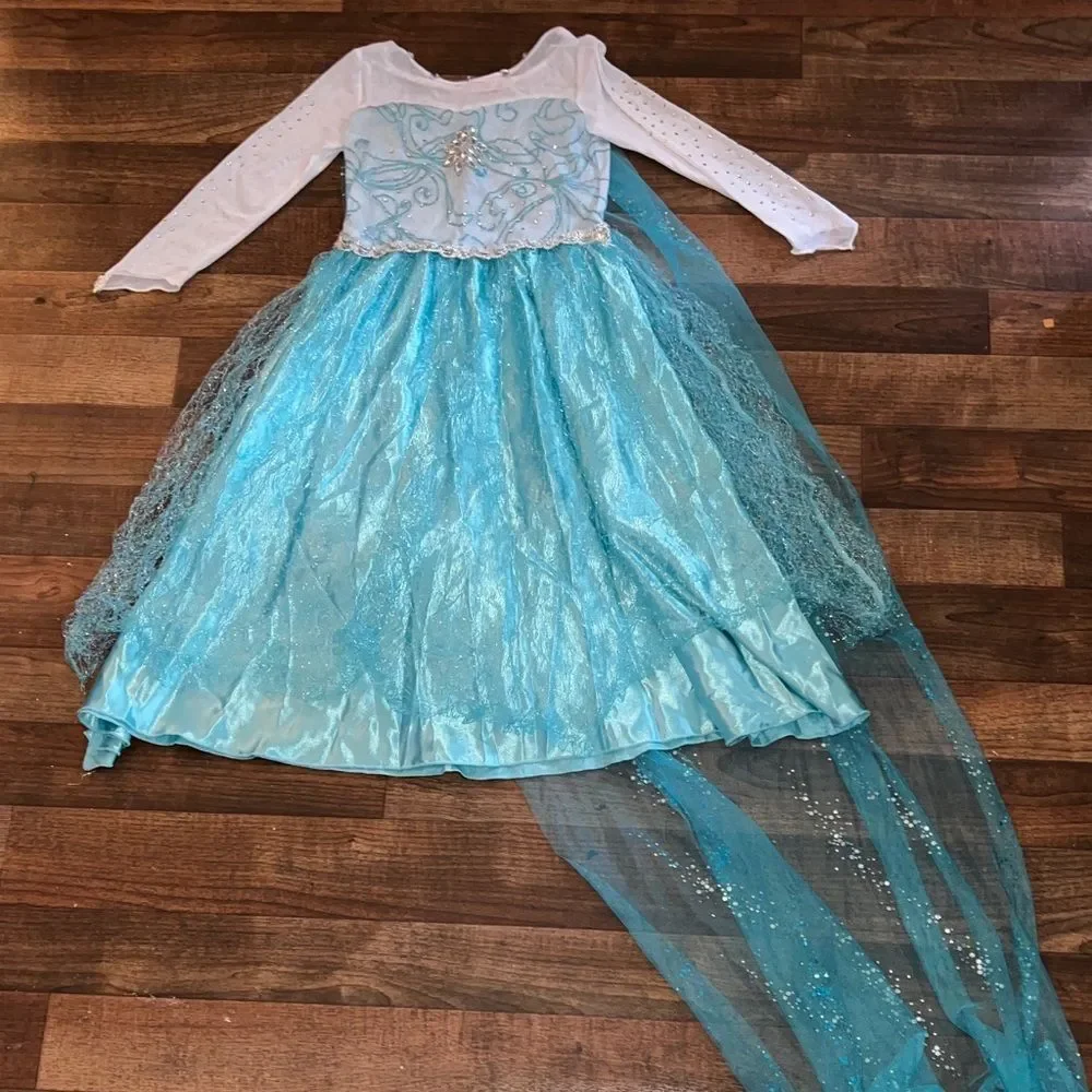 Sparkling Blue Princess Costume for Kids